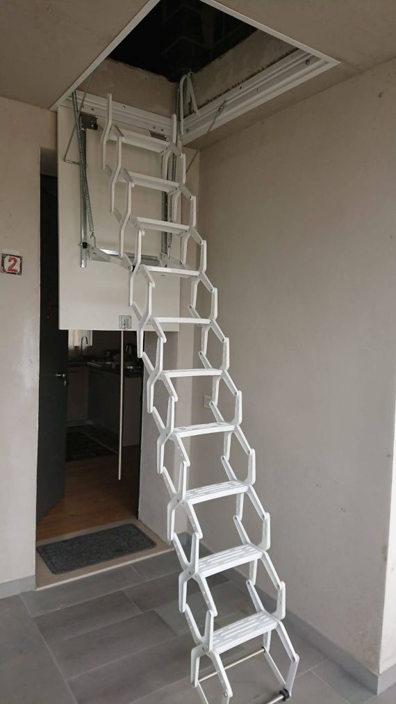 scala retrattile 90x90 pantografo PLUS